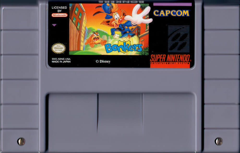 Лицензионный картридж Disney’s Bonkers для Super Nintendo